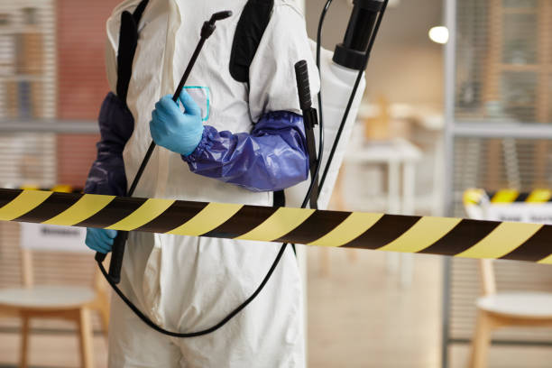 Professional Biohazard Cleanup technician working in Union City, PA
